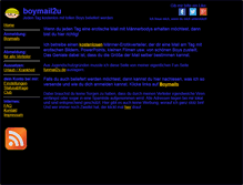 Tablet Screenshot of boymail2u.de